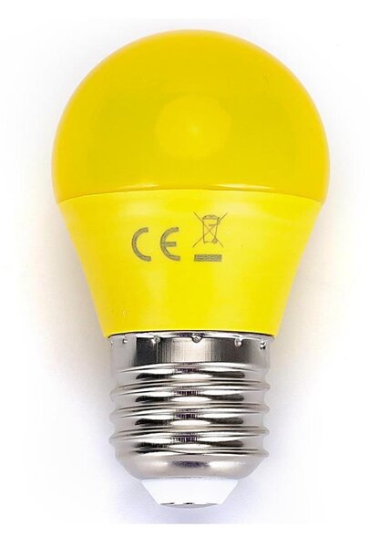 LED Žárovka G45 E27/4W/230V žlutá - Aigostar