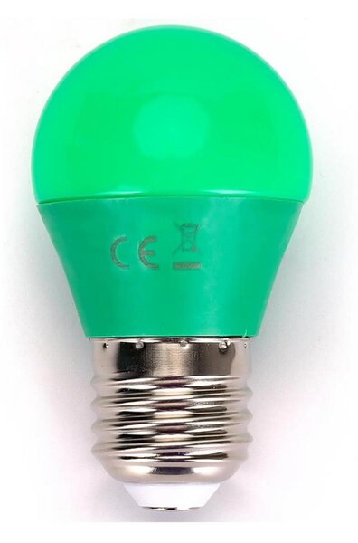 LED Žárovka G45 E27/4W/230V zelená - Aigostar