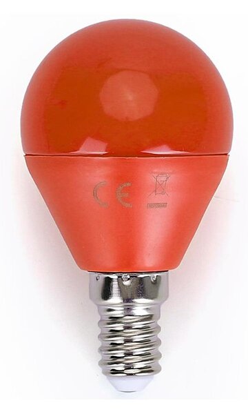 LED Žárovka G45 E14/4W/230V oranžová - Aigostar