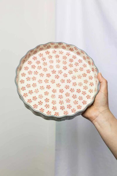Tranquillo Kulatá zdobná zapékací mísa - 27cm