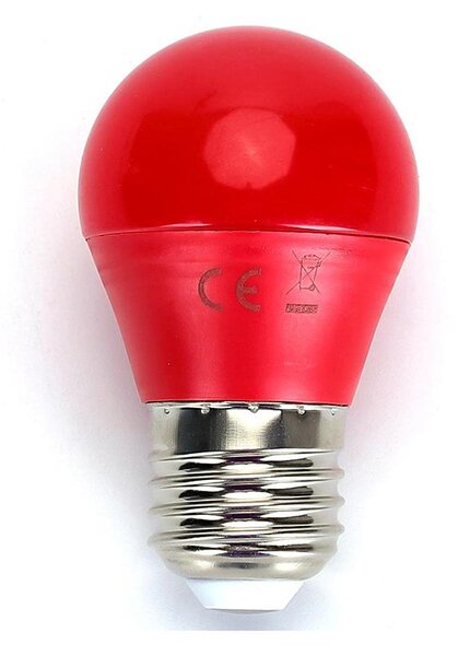 LED Žárovka G45 E27/4W/230V červená - Aigostar