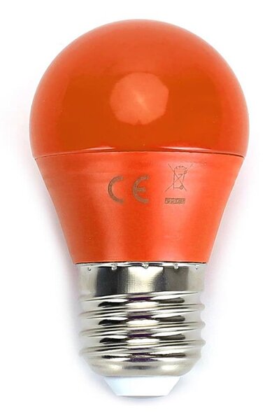 LED Žárovka G45 E27/4W/230V oranžová - Aigostar