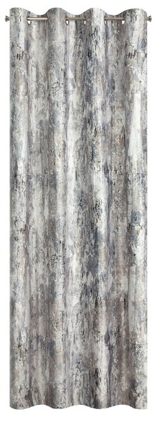 ZATEMŇOVACÍ ZÁVĚS NA KROUŽČÍCH MALIA 140X250 CM VZOROVANÁ