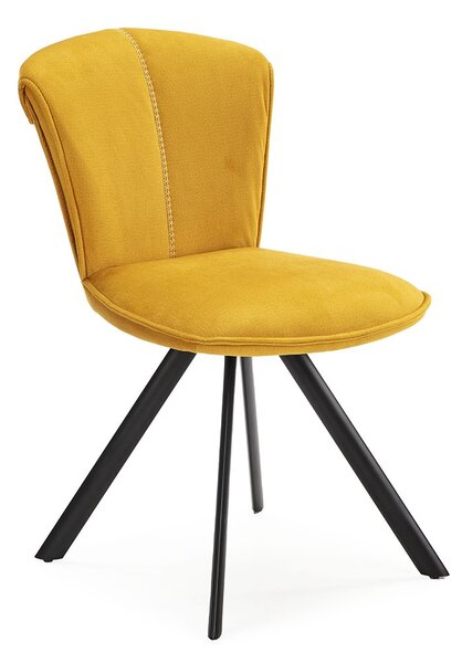 Žlutá Židle Simbra 48 × 65 × 83 cm MARCKERIC