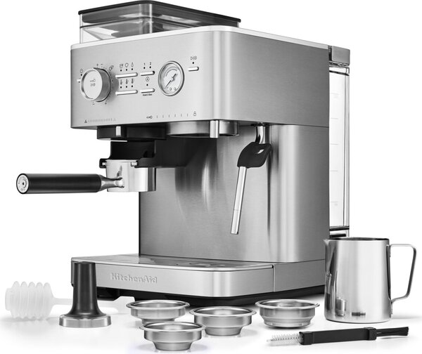 KitchenAid 5KES6551EBK Poloautomatický kávovar , litinový
