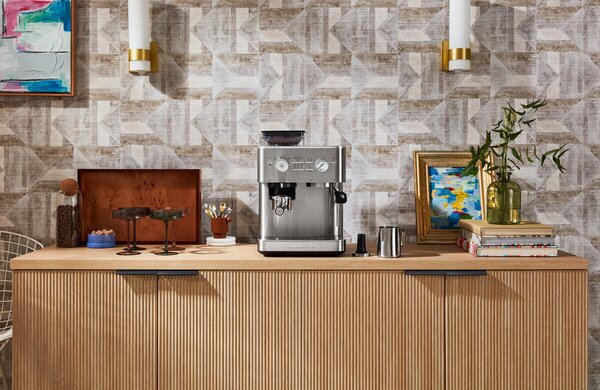 KitchenAid 5KES6551EBK Poloautomatický kávovar , litinový