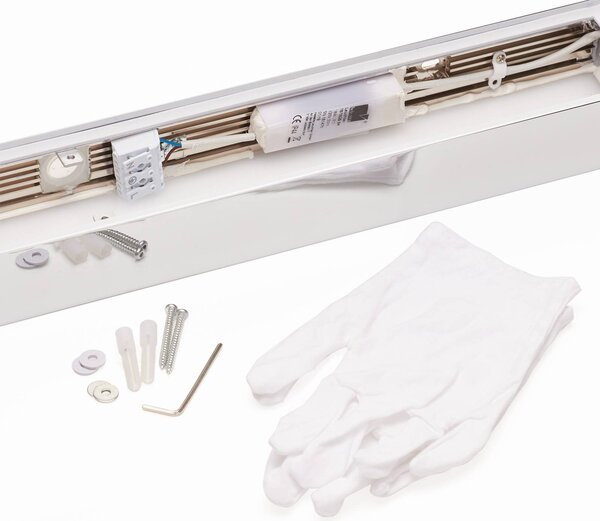 Helestra Theia LED svítidlo nad zrcadlo chrom 60cm, Chrom / stříbro, Koupelna, kov, Moderní
