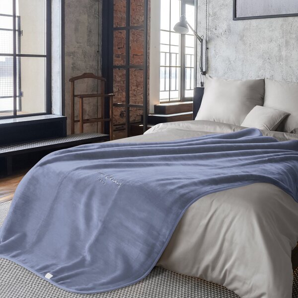 AKRYLOVÁ DEKA PIERRE CARDIN CLARA1 160X220 CM MODRÁ