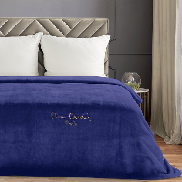AKRYLOVÁ DEKA PIERRE CARDIN CLARA1 160X220 CM TMAVĚMODRÁ