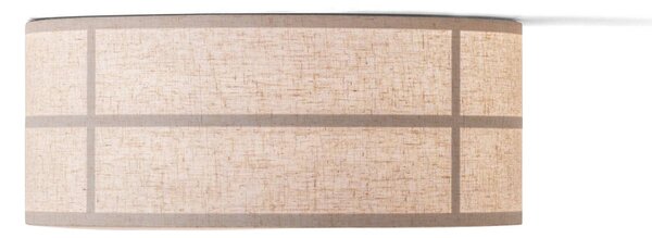 Audo Copenhagen Stropní svítidlo Hashira, přírodní barva, plátno, Ø 50 cm, stmívatelný, Krémová / jantar, Obývací pokoj / jídelna, Textil / tkanina / hedvábí
