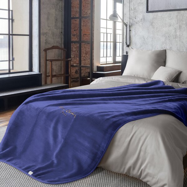 AKRYLOVÁ DEKA PIERRE CARDIN CLARA1 160X220 CM TMAVĚMODRÁ