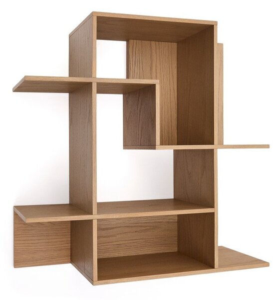 Modulární policový systém v dekoru dubu v přírodní barvě 80x80x25 cm Ina – Kave Home