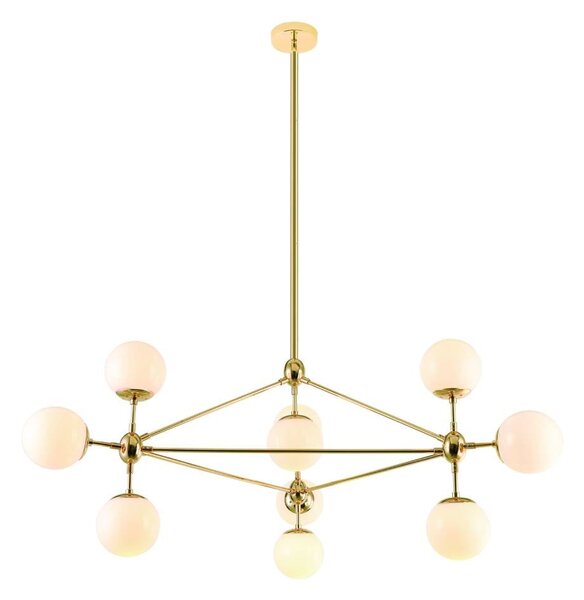 Open Design Bao stropní světlo x8 W bílá-zlatá OR80070