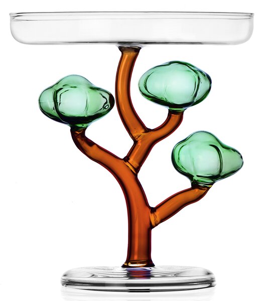 Ichendorf Milano designové podnosy Savannah Footed Plate Baobab Small