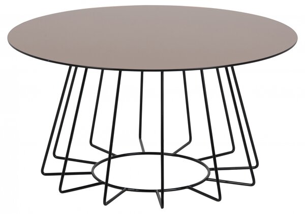 Design Scandinavia Konferenční stolek Casia, 80 cm, černá