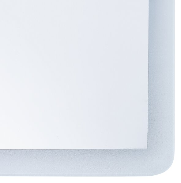 LED koupelnové zrcadlo CORROY 80 cm 60 cm Stříbrná