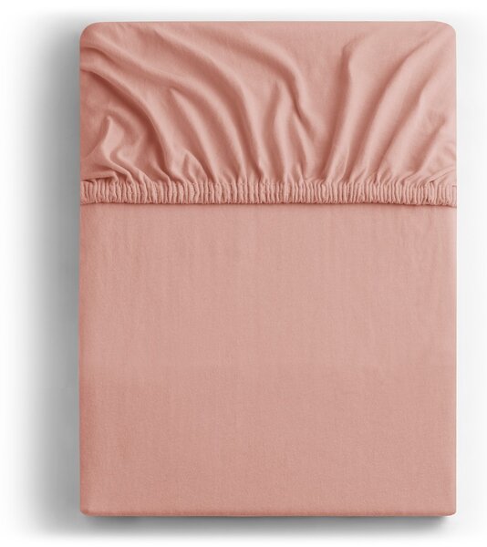 DecoKing Bavlněné prostěradlo AmeliaHome AMBER broskvové, velikost 120-140x200+30