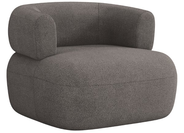 -25 % Dny MOMENTI– Windsor & Co Šedé bouclé křeslo Aldrin