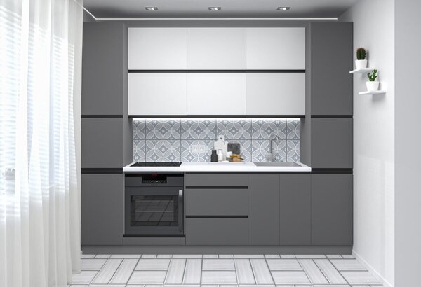 Sada 2.6 v Bílá/Bílá M01, n Šedá/Tmavě šedá M04, pr černá, pl šedá RioLine Luxe / RíóLajn Lux Matný