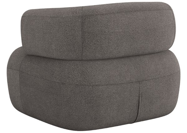-25 % Dny MOMENTI– Windsor & Co Šedé bouclé křeslo Aldrin
