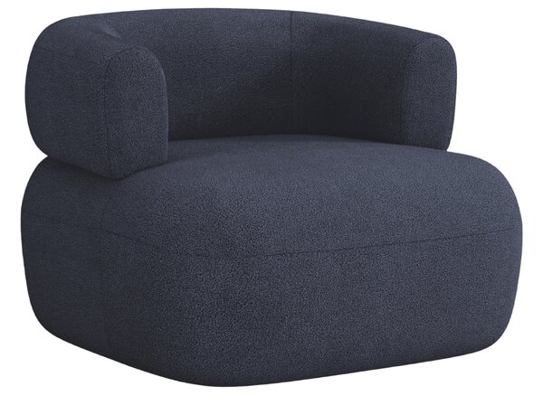 -25 % Dny MOMENTI– Windsor & Co Tmavě modré bouclé křeslo Aldrin