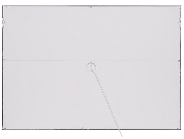 LED koupelnové zrcadlo ARGENS 80 cm 60 cm Stříbrná