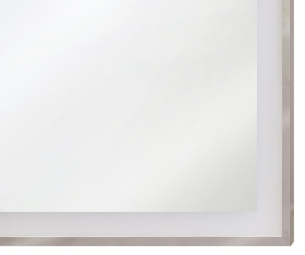 LED koupelnové zrcadlo ARGENS 80 cm 60 cm Stříbrná