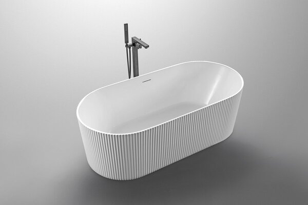 Aqualine Aqualine, TURIA volně stojící vana 170x80cm, bílá, E2780