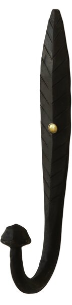 Chic Antique Háček list černý antiq 15,5 cm