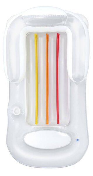 Bestway 43028 Nafukovací lehátko s opěradlem Transparentní
