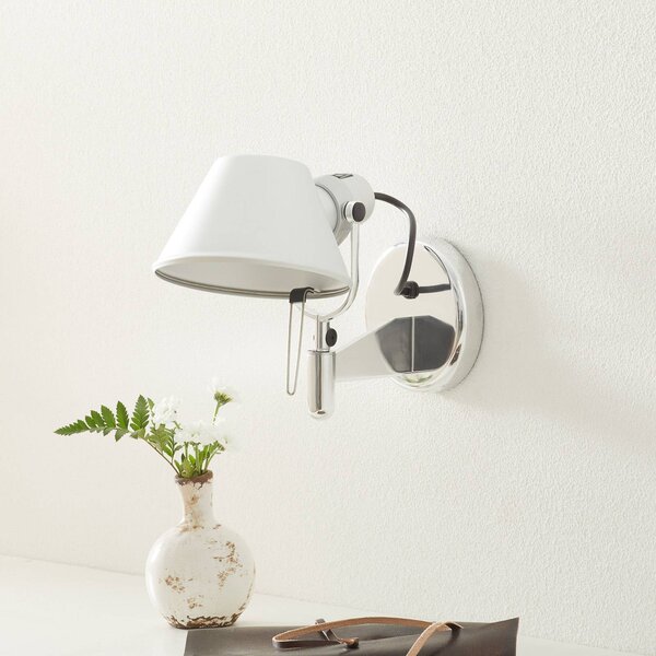 Artemide Tolomeo Faretto-designové nástěnné světlo, Hliník / šedá / zinek, Chodba, Hliník, Design