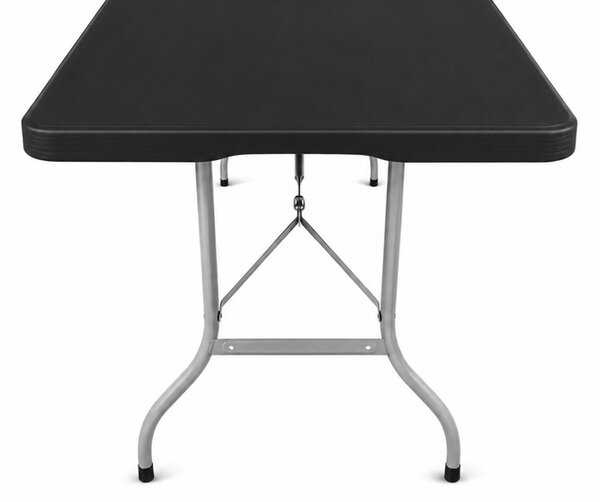 Aga Zahradní skládací stůl 240x74x74 cm Černý