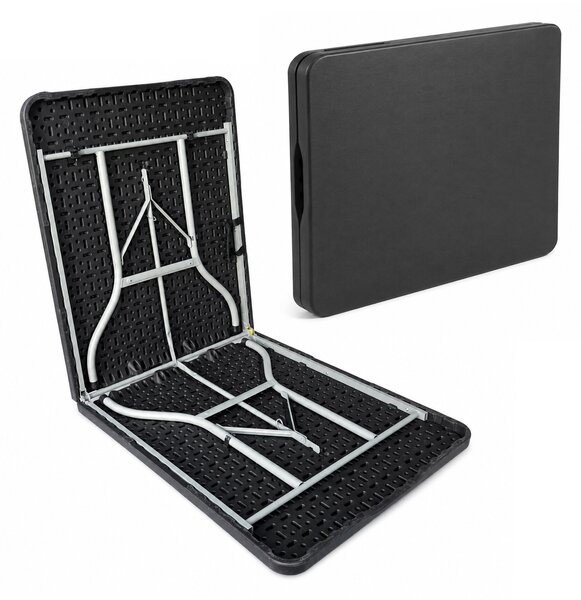 Aga Plastový skládací pivní set Černý