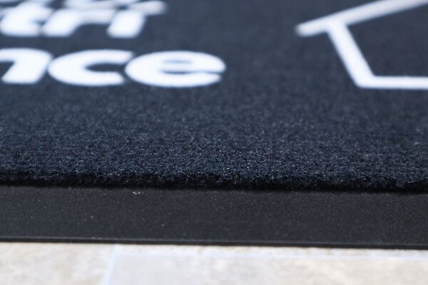 Mercury Flooring, Rohožka Tenhle dům patří bance 40x60 cm, 40x60, černá