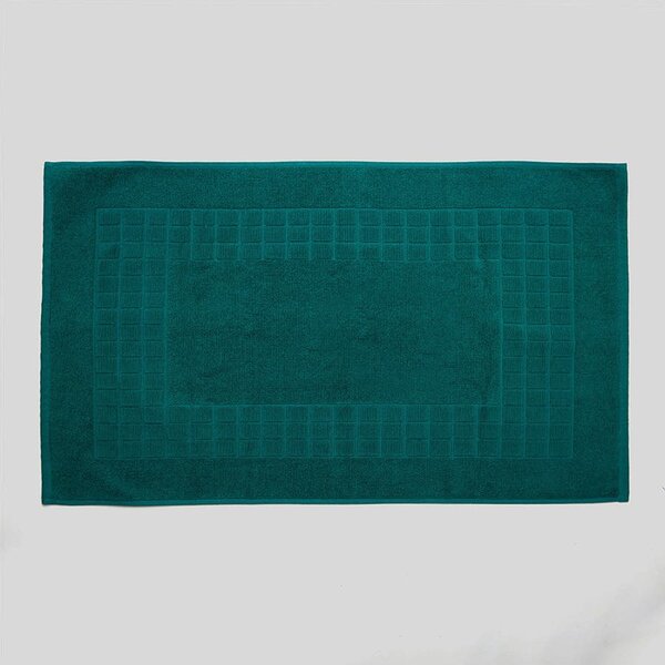 Koupelnová předložka King of Cotton® Barva: Zelená, Rozměry: 50 x 85 cm, Gramáž: 800 g/m²