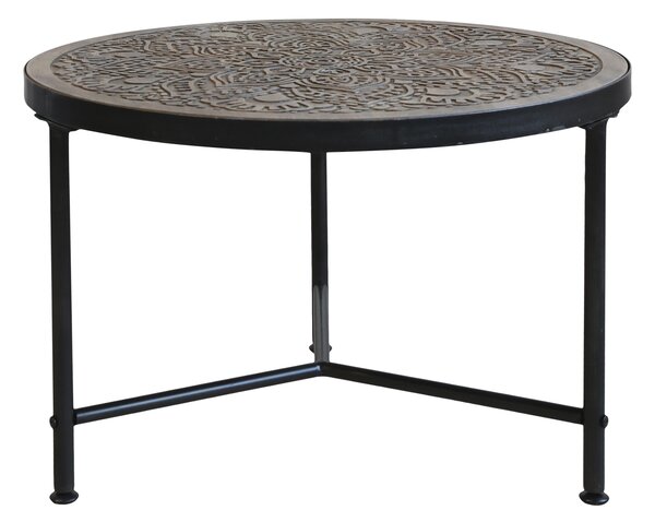 Chic Antique Konferenční stolek s řezbami
