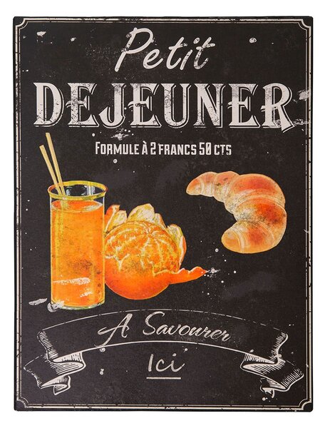 Antic Line Plechová cedule DEJEUNER