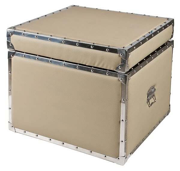 Úložný box ze syntetické kůže 60x60cm