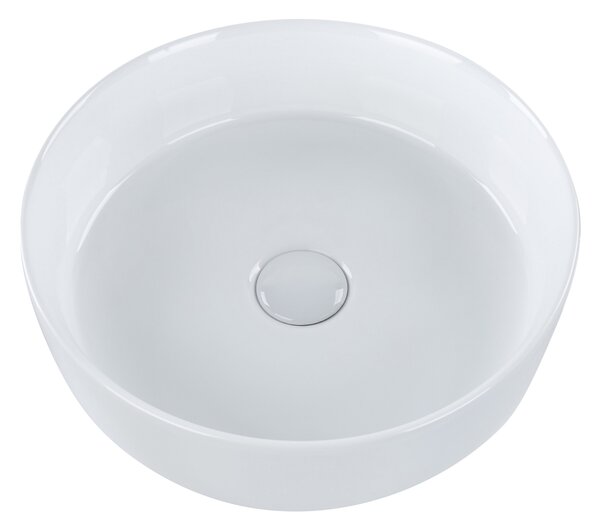 Umyvadlo na desku CALIG Bílá ⌀ 36 cm Keramika