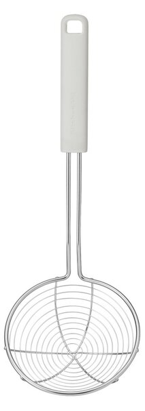 Naběračka drátěná KitchenAid Classic Collection 36,5 cm bílá KHA010OHPNG