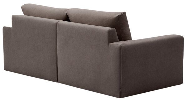 Kave Home Tmavě hnědá modulární pohovka Alea 220 cm
