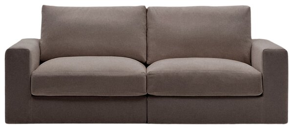 Kave Home Tmavě hnědá modulární pohovka Alea 220 cm