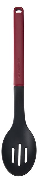 Lžíce na vaření KitchenAid Classic Collection 34 cm děrovaná červená KHA004OHEREG