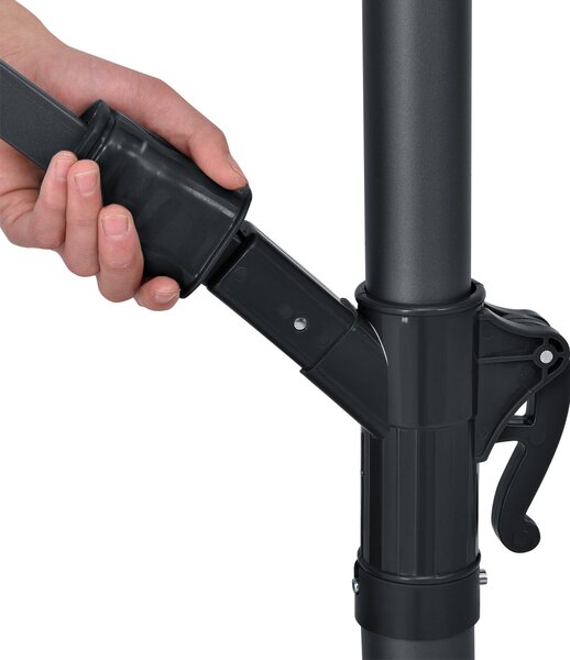 Juskys Slunečník Brazília 3,5 m - tmavě šedý