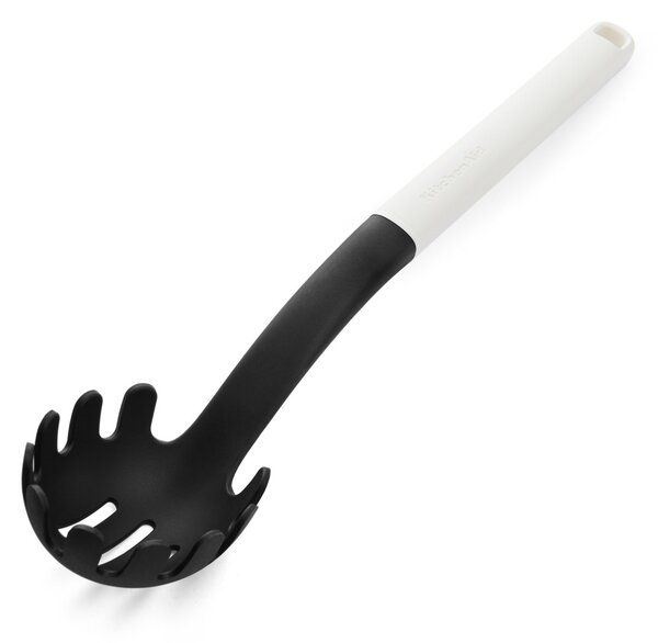 Naběračka na těstoviny KitchenAid Classic Collection 34 cm bílá KHA005OHPNG