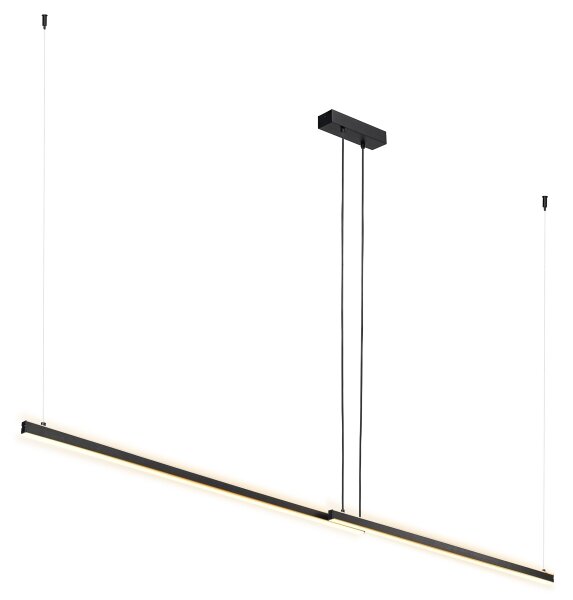 Argon 8838 - LED Lustr na lanku MIAMI LED/74W/230V 3000K černá