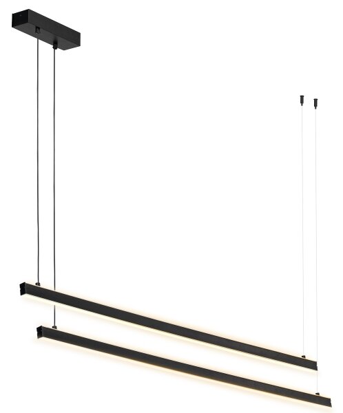 Argon 8838 - LED Lustr na lanku MIAMI LED/74W/230V 3000K černá