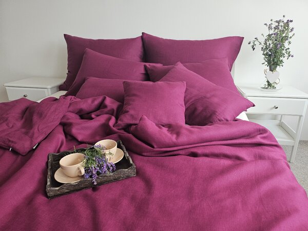 Nelly LEN Super soft - fuchsiový povlak na přikrývku Rozměr: 100/135 CM