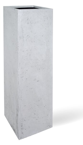 Polystone Style květináč Grey Rozměry: 33 cm šířka x 33 cm hloubka x 100 cm výška