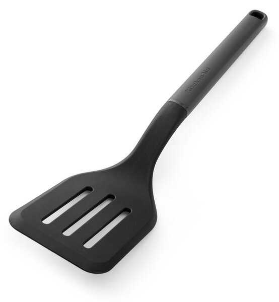 Obracečka s drážkami KitchenAid Classic Collection 34 cm šedá KHA002OHCHGG
